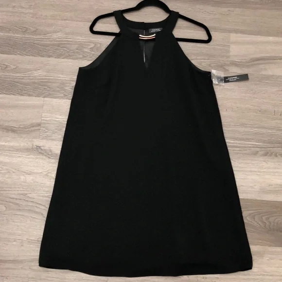tahari arthur s levine black dress Sparkly Black Lace Prom Dresses Spaghetti Strap V-Neck Evening Dress F –  Viniodress main image 0
